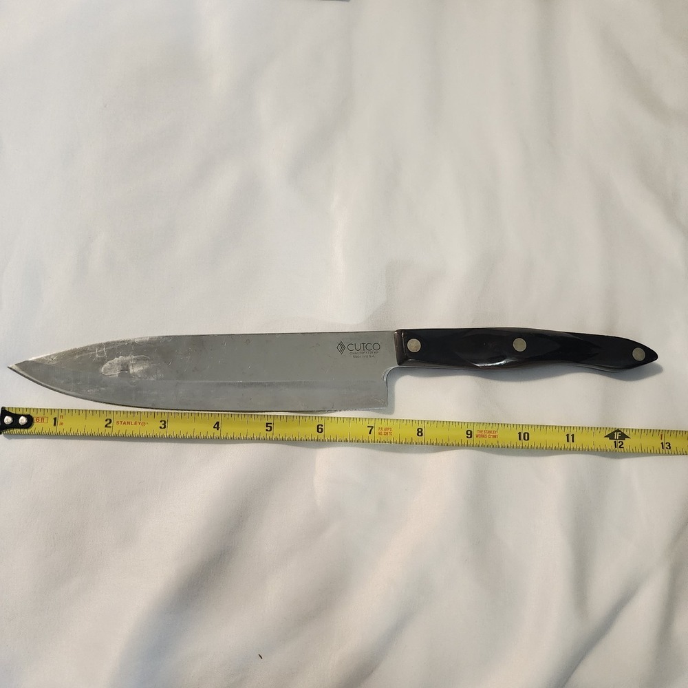 Cutco 1728 KP Petite Chef Knife Brown Handle Made in USA Stainless Steel 7.6 in